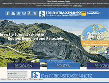 Tablet Screenshot of ferienstrassen.info
